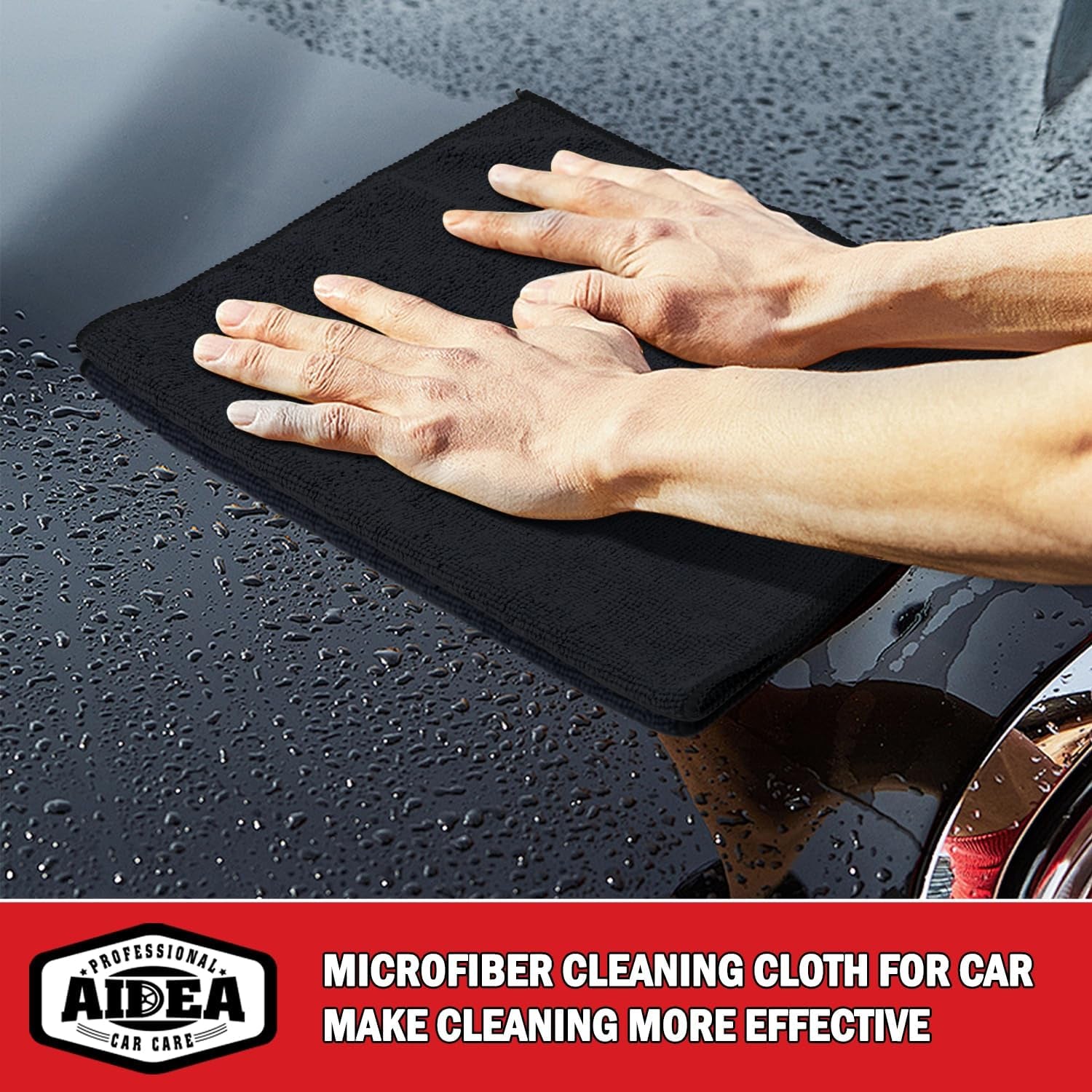 Microfiber Cleaning Cloths 24 Pack, Soft Microfiber Towel, Absorbent Cleaning Cloths, Premium Lint Free Wash Cloths for House, Kitchen, Car, 12Inx16In