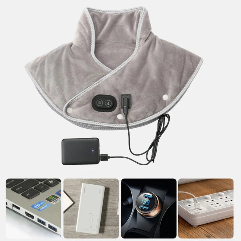 Electric Heating Shoulder Neck Pad Massager 