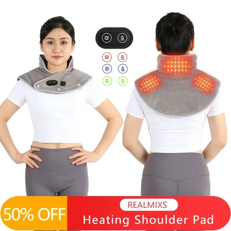 Electric Heating Shoulder Neck Pad Massager 