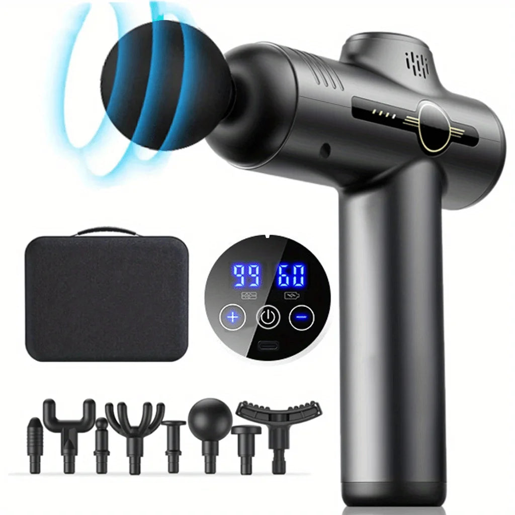 Vibration Massage Gun for Body Neck Back Deep Muscle Relaxation Fitness 