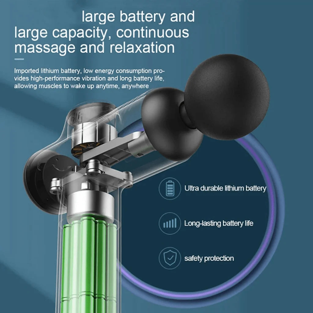 Vibration Massage Gun for Body Neck Back Deep Muscle Relaxation Fitness 