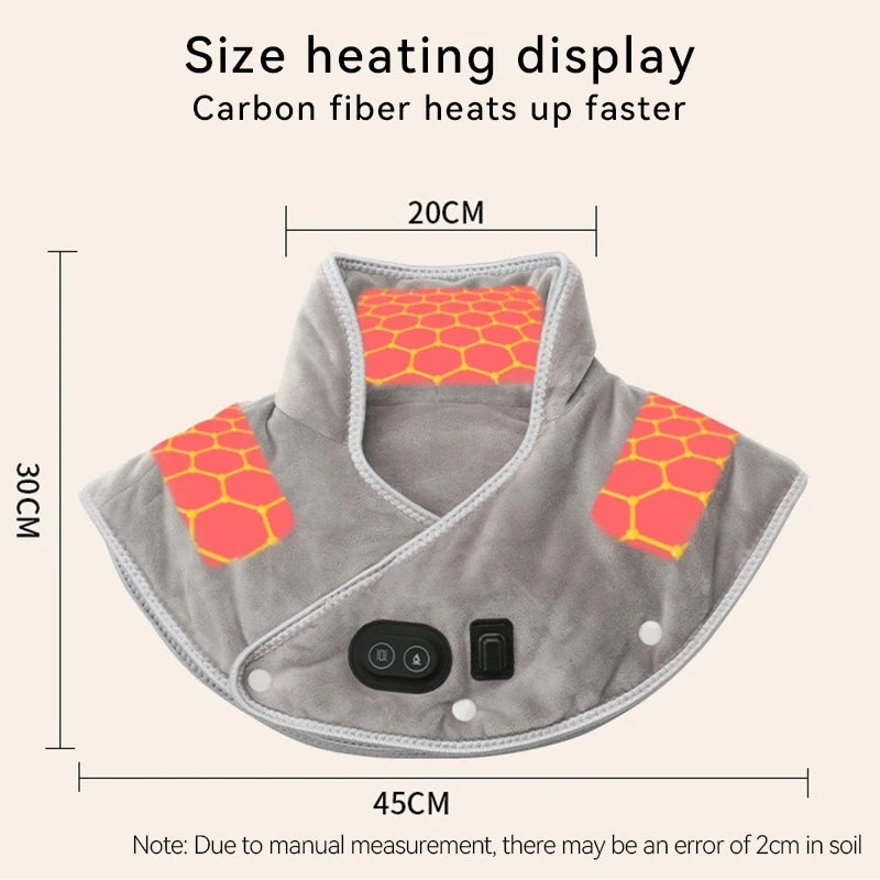 Electric Heating Shoulder Neck Pad Massager 