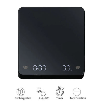 Digital Coffee Scale Measures in OZ/ML/G 0.1G Accuracy