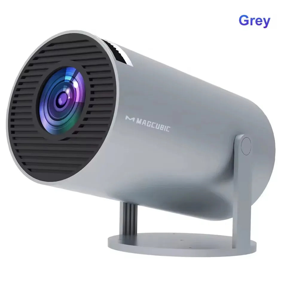Electronic Focus HY300 Ultra Portable 4K Projector with Speaker 300ANSI Outdoor Movie Android11 BT5.4 Camping Projector