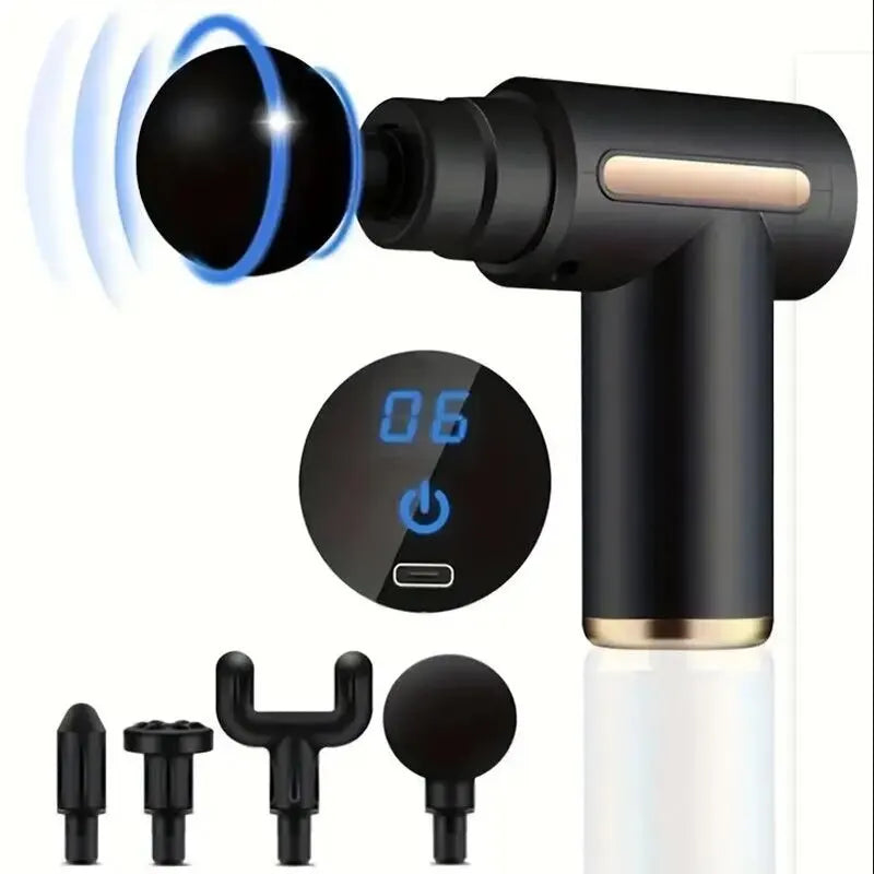 Vibration Massage Gun for Body Neck Back Deep Muscle Relaxation Fitness 