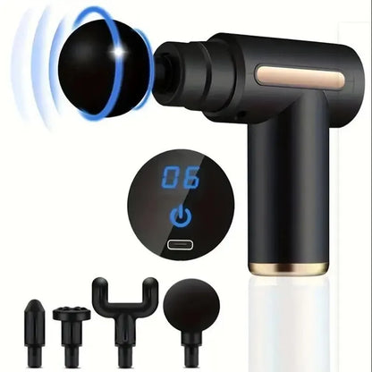 Vibration Massage Gun for Body Neck Back Deep Muscle Relaxation Fitness 