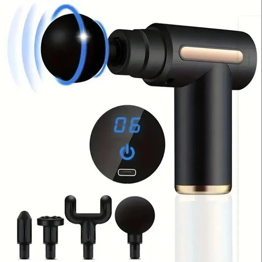 Vibration Massage Gun for Body Neck Back Deep Muscle Relaxation Fitness 
