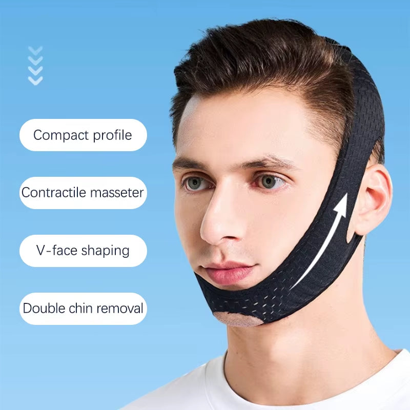 V Face Shaper Lift Massager anti Wrinkle Red Soins De Double Chin Bandage Thin Face Care Beauty Health Slimming for Man