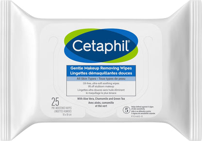 Gentle Makeup Removing Wipes with Aloe Vera, Chamomile and Green Tea - Fragrance-Free & Moisturizing Lotion (500Ml) - Hydrating Body Lotion and Moisturizer