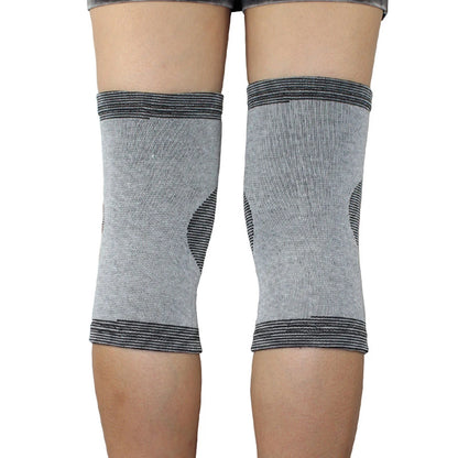 1 Pair Bamboo Charcoal Elastic Brace Patella Sport Pad Knee Wrap Support Pain Relief Breathable Light Weight Elbow & Knee Pads