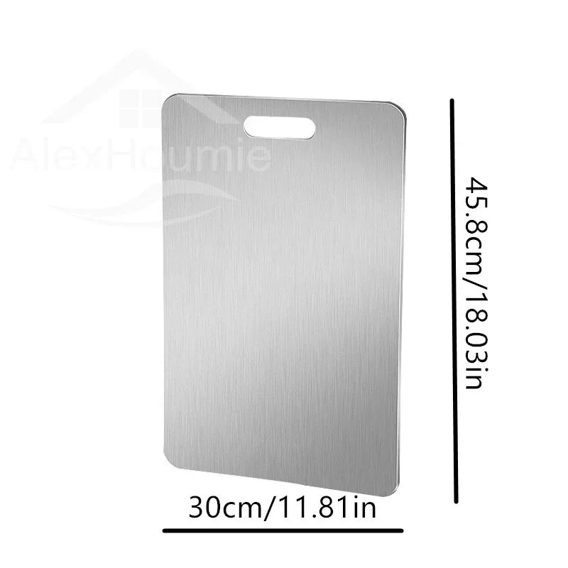 Kitchen Stainless Steel Cutting Board Vegetable Meat Cutting Board Chopping Block Kitchen Accessories Fruit Tool